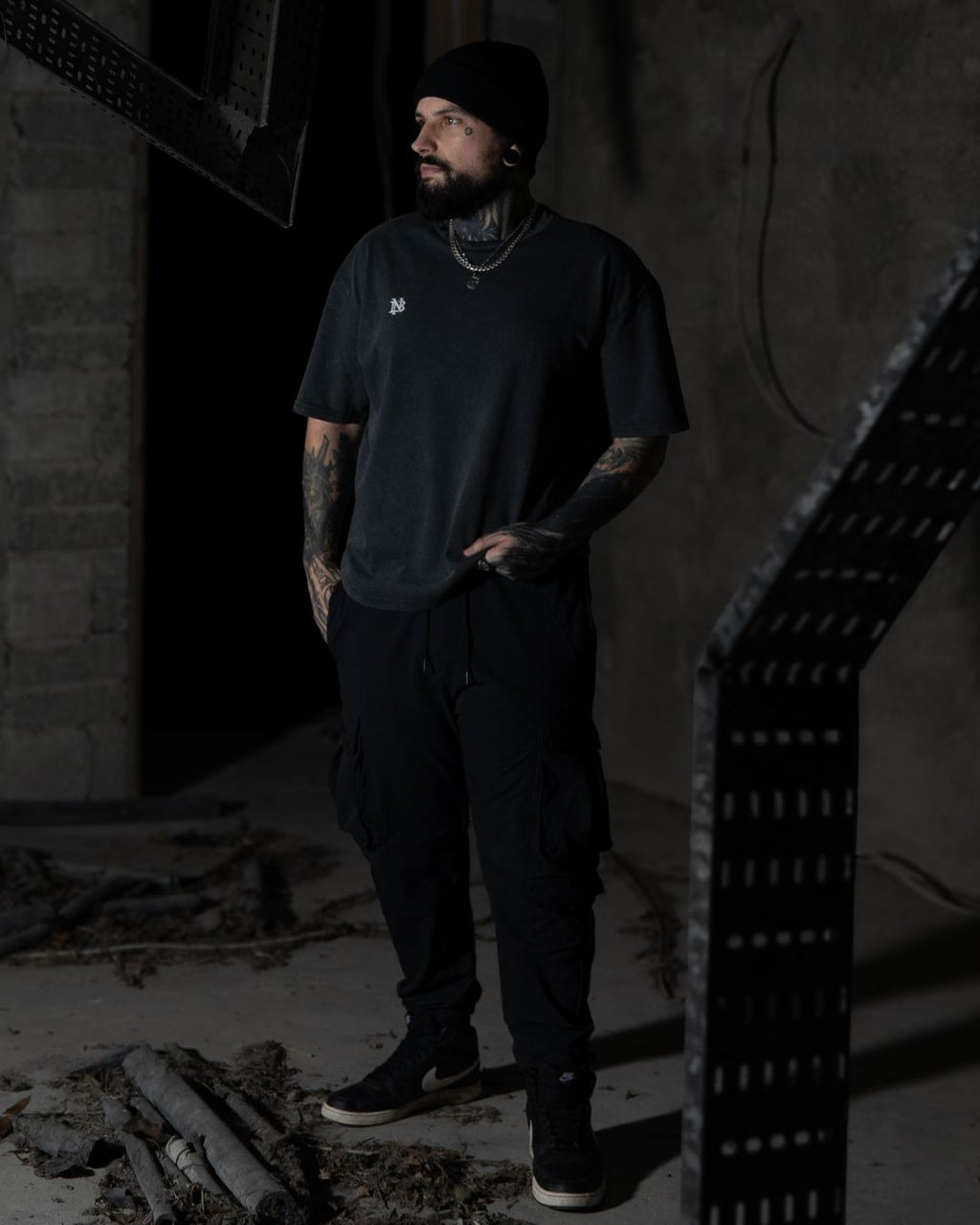 REBELLION - Washed Oversize Shirt